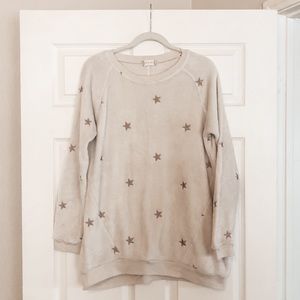 Altar’d State Embroidered Star Sweatshirt Large
